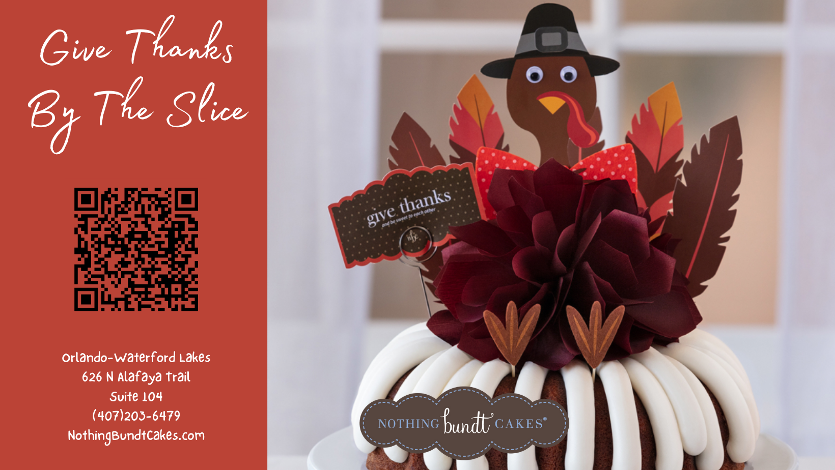 Give Thanks By The Slice Facebook Cover